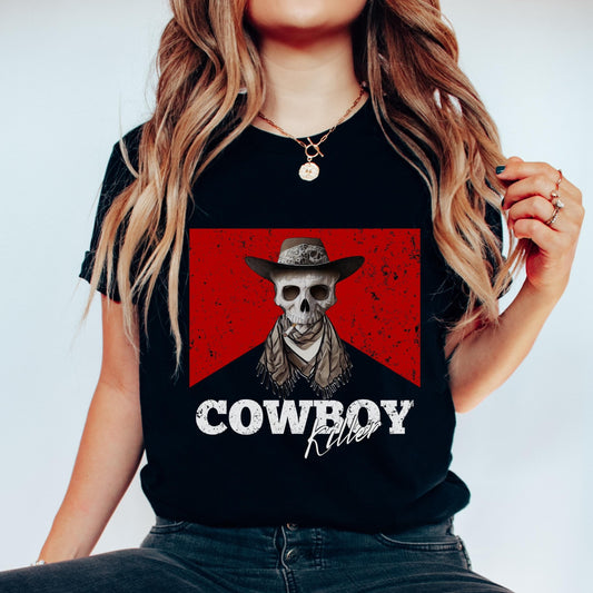 Cowboy Killer Shirt, Country Concert TShirt, Western Graphic Tee, Southern Shirts, Country Girl, Rodeo Tee, Desert Boho, Cowgirl T-Shirt