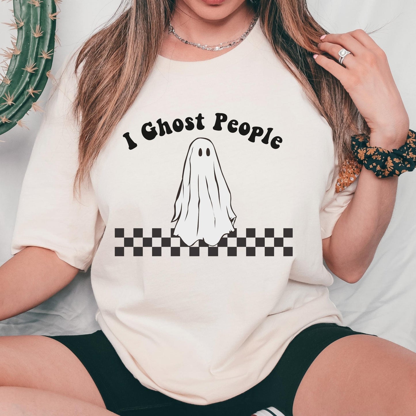 Funny Halloween Shirt, I Ghost People Shirt, Halloween Ghost, Halloween Party Tee, Ghost Tshirt, Spooky Season, Fall Vibes, Cute Fall Shirt
