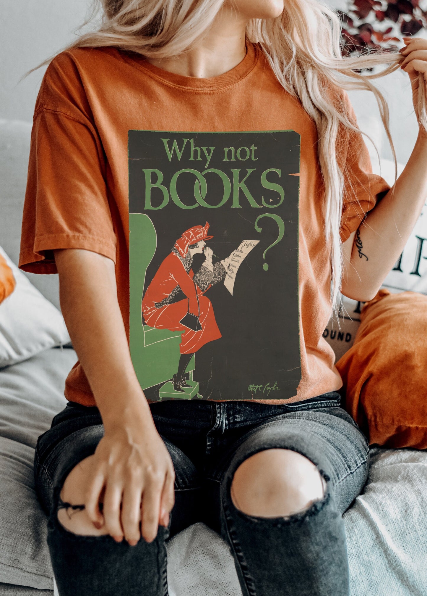 Cottagecore Clothing Vintage Library Poster Shirt Book Lover Gift for Bookworms Dark Academia Indie Clothes Gift for Librarian Book Nerd Tee