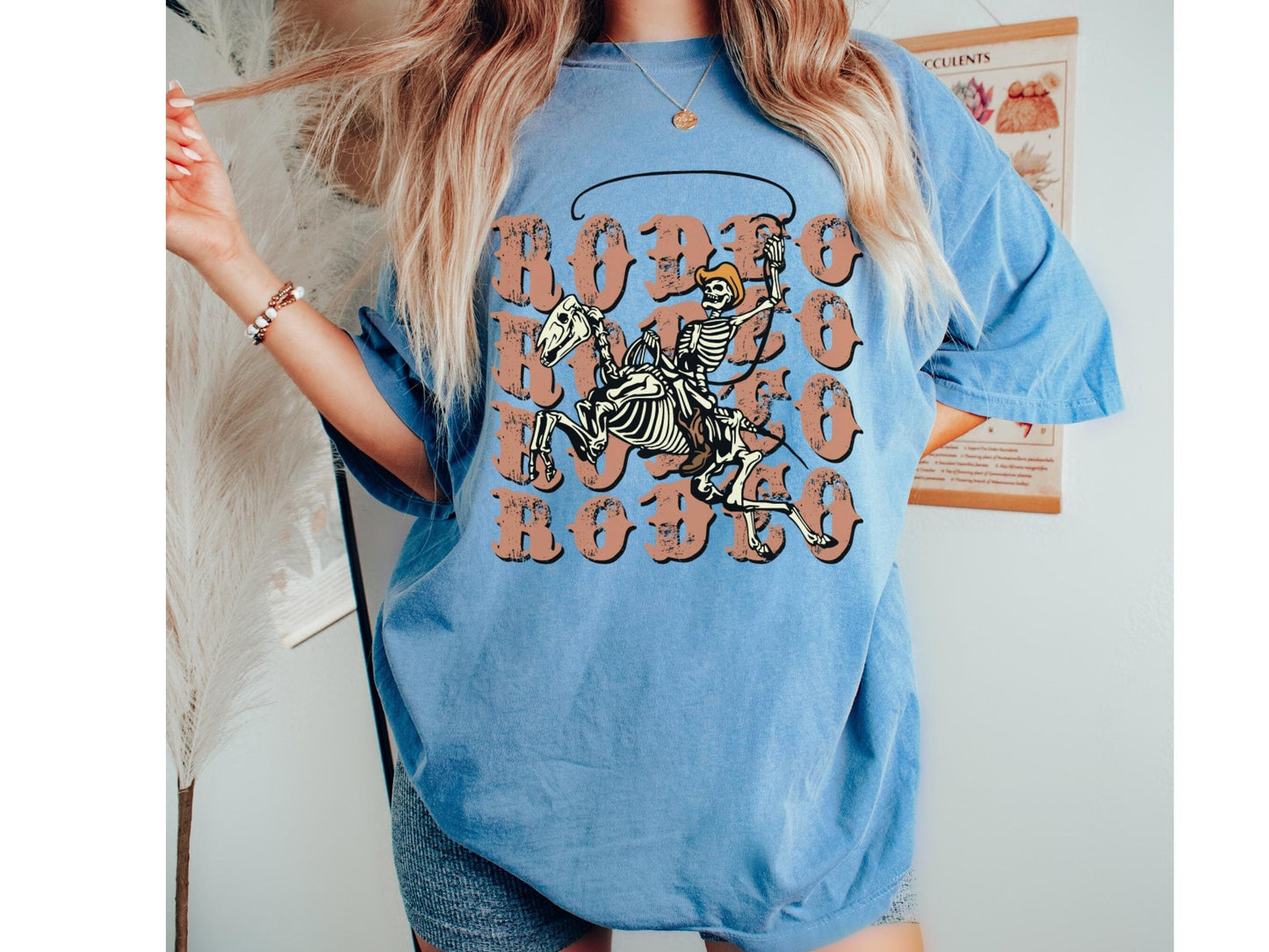 Rodeo Cowboy Comfort Color Shirt Western Graphic Tee Cowboy Tee Howdy Nashville Shirt Cowgirl Aesthetic Country Concert Shirt Rodeo Tee