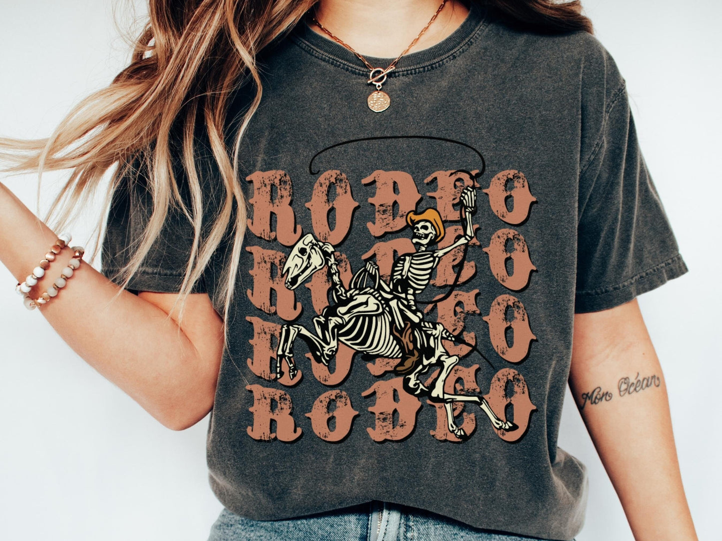 Rodeo Cowboy Comfort Color Shirt Western Graphic Tee Cowboy Tee Howdy Nashville Shirt Cowgirl Aesthetic Country Concert Shirt Rodeo Tee