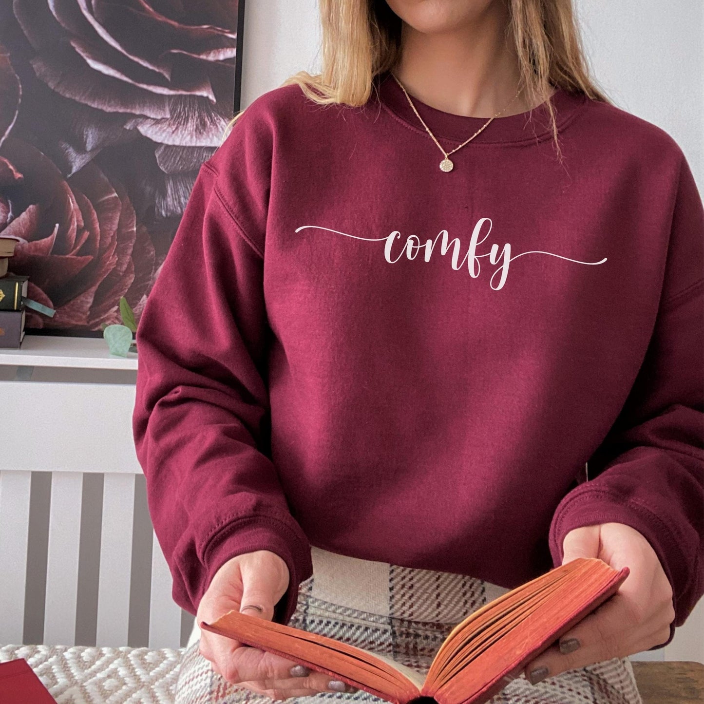 Comfy Sweatshirt. Indoorsy Fall Sweater. Cute Cozy Fall Sweatshirt for Women. It's Too Peopley Outside. Introvert Homebody Crewneck Gift
