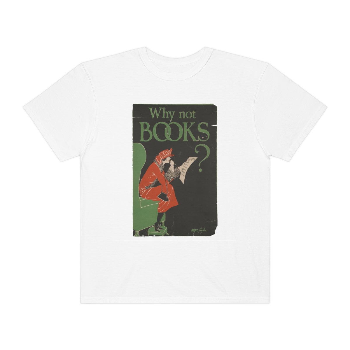 Cottagecore Clothing Vintage Library Poster Shirt Book Lover Gift for Bookworms Dark Academia Indie Clothes Gift for Librarian Book Nerd Tee
