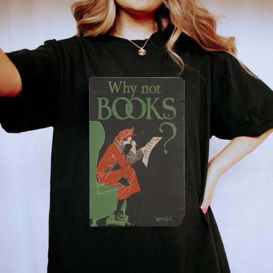Cottagecore Clothing Vintage Library Poster Shirt Book Lover Gift for Bookworms Dark Academia Indie Clothes Gift for Librarian Book Nerd Tee