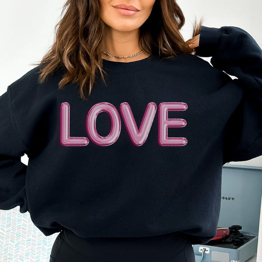 Love Sweatshirt Valentines Day Cute Teacher Valentine Sweater Retro Love Shirt Womens Valentines Graphic Tee Cute Love Sweater Gift for Vday