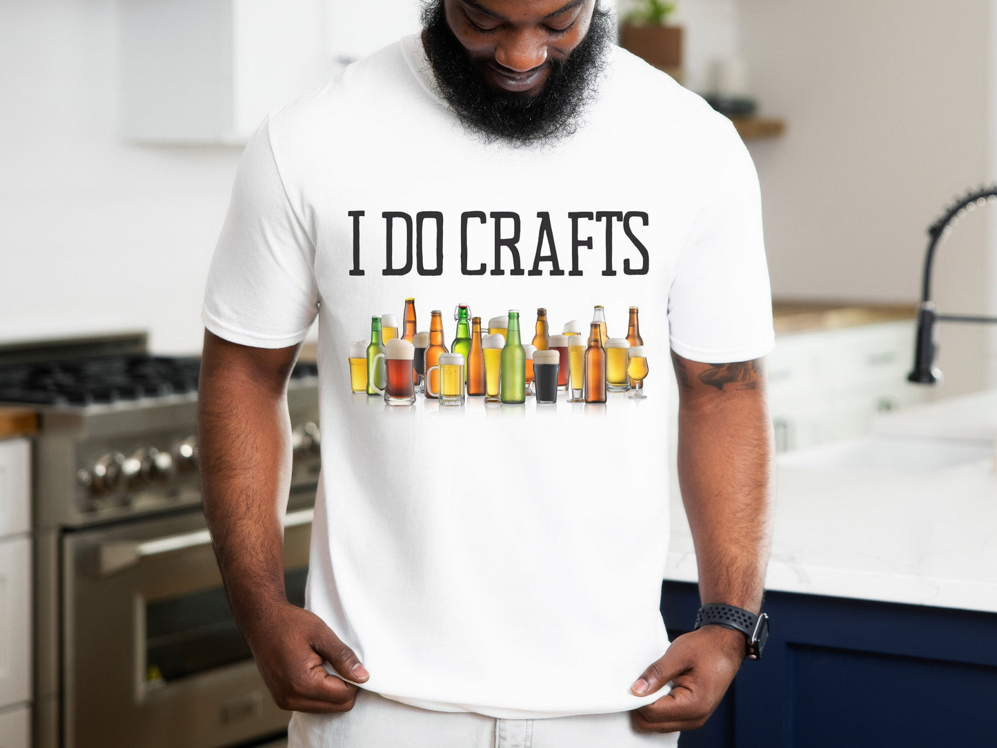 Craft Beer T Shirt, Vintage ?I Do Crafts? Shirt, Home Brew Shirt, Father's Day Gift, Dad Birthday Shirt, Good Beer, IPA, Lager, Beer Shirt