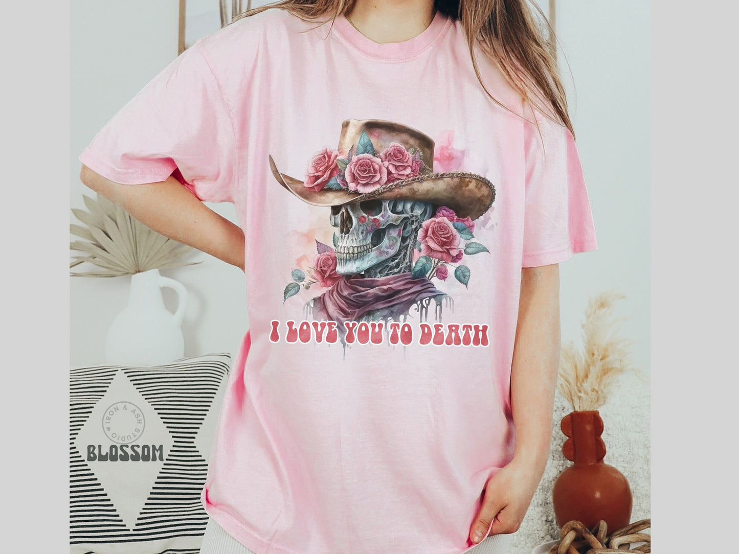 Western Valentines Day Comfort Color Shirt Howdy Valentine Tshirt Cupid Find Me A Cowboy Shirt Spooky Valentine Skull Valentine Graphic Tee