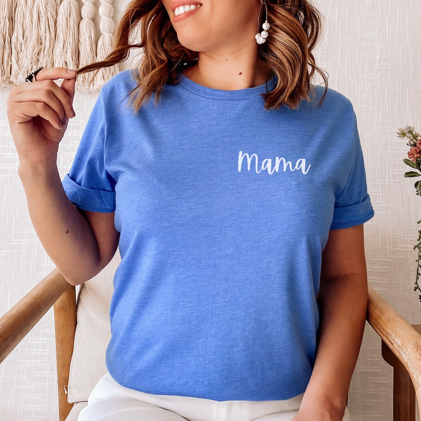 Mama Pocket Tee, Cute Mom T Shirt, Mama TShirt, Best Mom Ever, Stepmom Gift, Mom Pocket T Shirt Minimalist Mothers Day Trendy New Mom Shirt