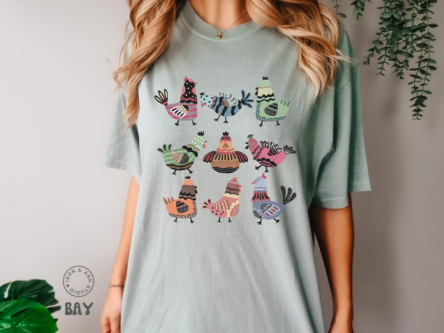 Chicken Shirt for Women Comfort Colors Funny Chicken Tee Gift for Chicken Owner Egg Dealer Shirt Farm Life Chicken TShirt Animal Lover Gift
