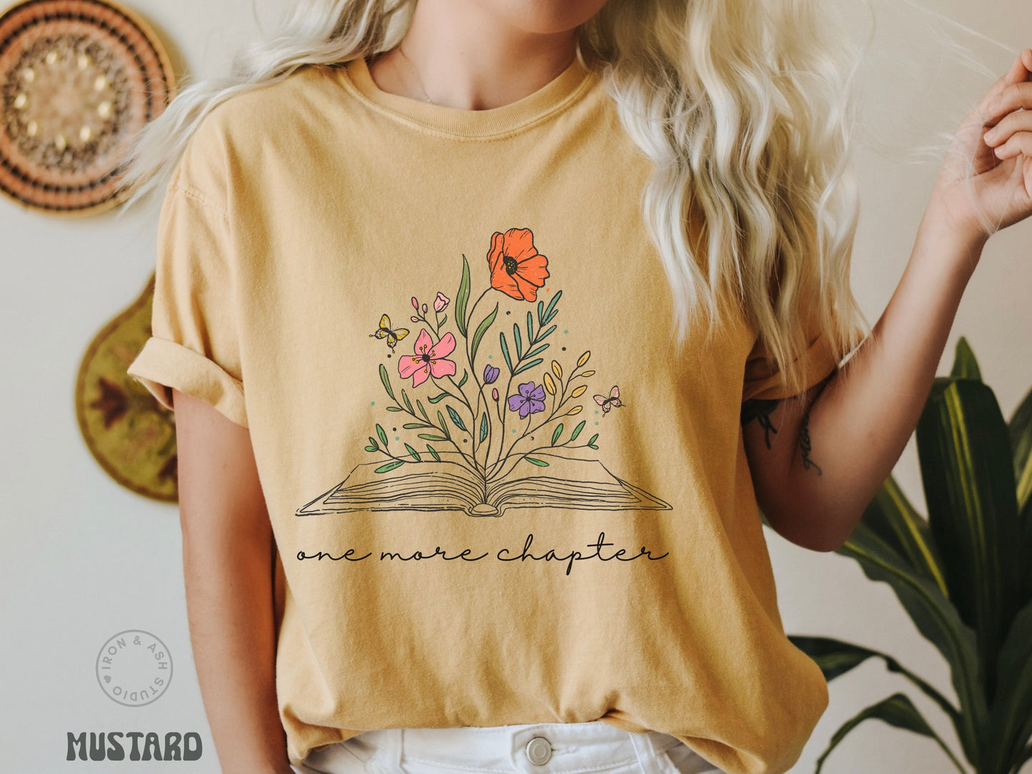 One More Chapter Shirt Book Lover Comfort Colors® T-Shirt Book Nerd Gifts Trending Now Shirts Book Club T Shirt Cute Reading Shirt for Women