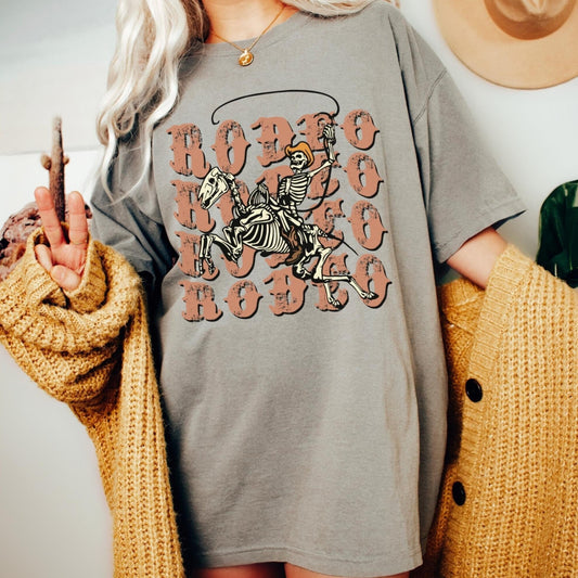 Rodeo Cowboy Comfort Color Shirt Western Graphic Tee Cowboy Tee Howdy Nashville Shirt Cowgirl Aesthetic Country Concert Shirt Rodeo Tee