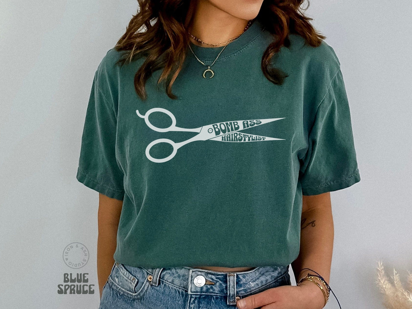 Somebody's Bomb Ass Hairstylist Shirt, Cosmetologist Shirt, Funny Hair Dresser Shirt, Hair Hustler, Comfort Colors TShirt, Graphic Tees