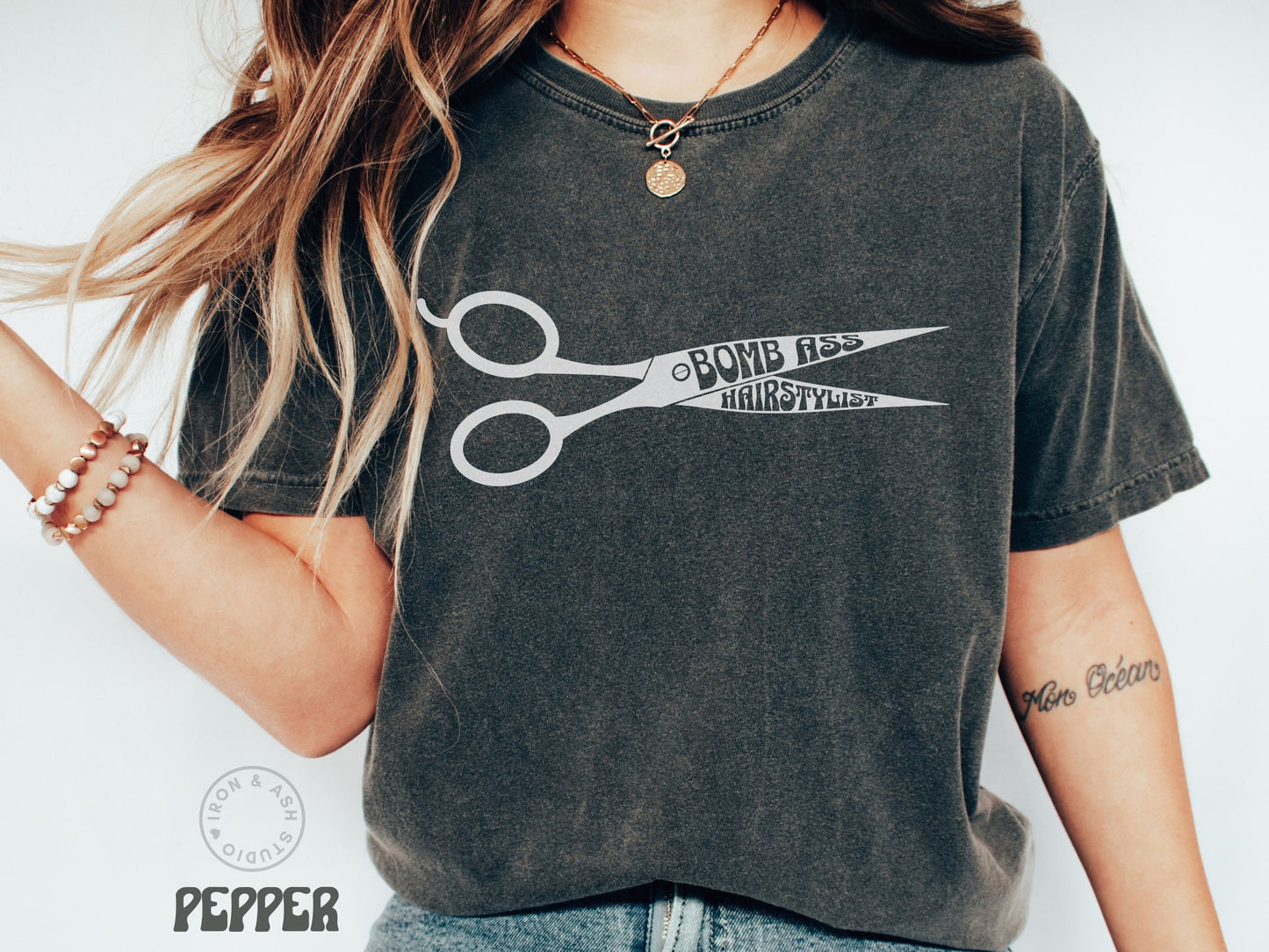 Somebody's Bomb Ass Hairstylist Shirt, Cosmetologist Shirt, Funny Hair Dresser Shirt, Hair Hustler, Comfort Colors TShirt, Graphic Tees