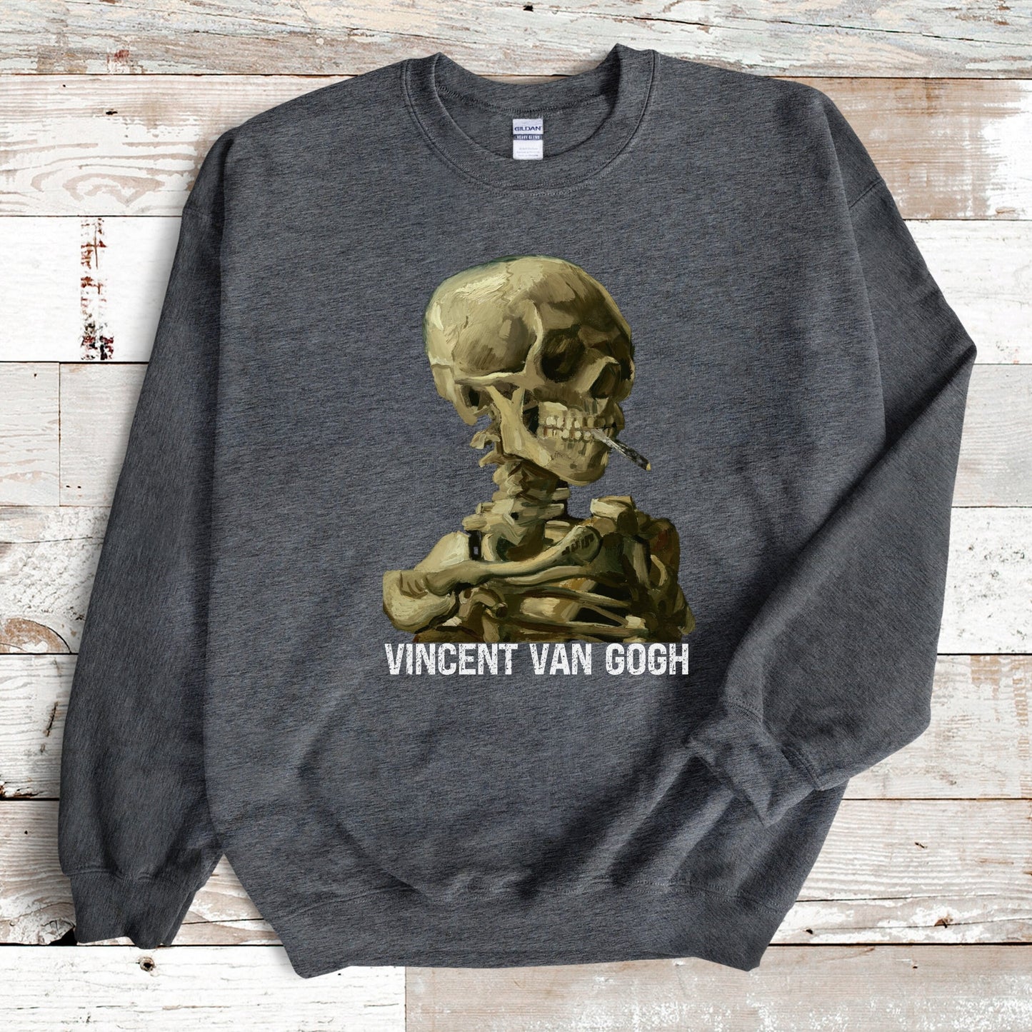 Van Gogh Sweatshirt Skull of a Skeleton Sweatshirt Vincent Van Gogh Shirt Artist Gift Gogh For It Art Teacher Sweatshirt Art Tee Shirts