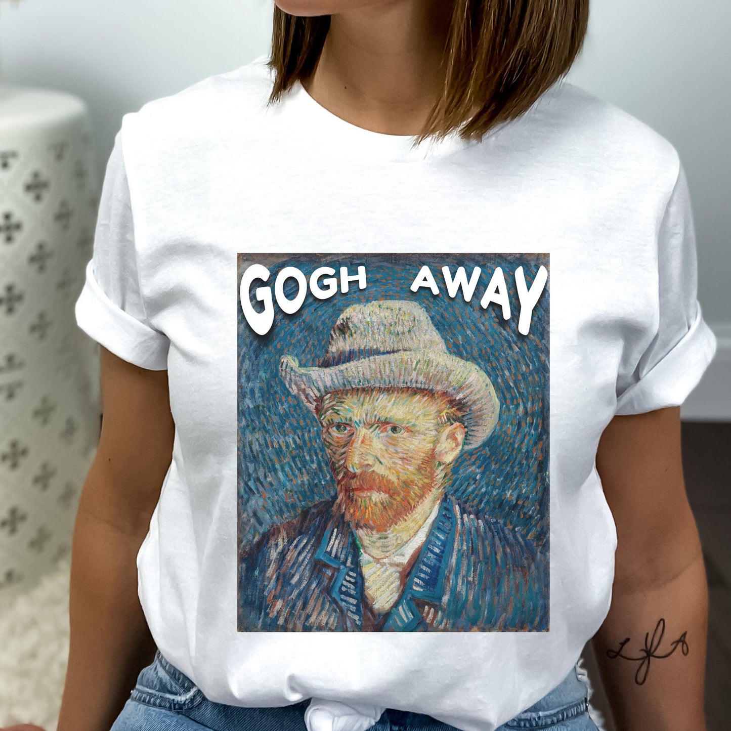 Van Gogh Sweatshirt Van Gogh Shirt Vincent Van Gogh Shirt Funny Artist Gift Gogh For It Art Teacher Sweatshirt Funny Introvert Shirt Art Tee