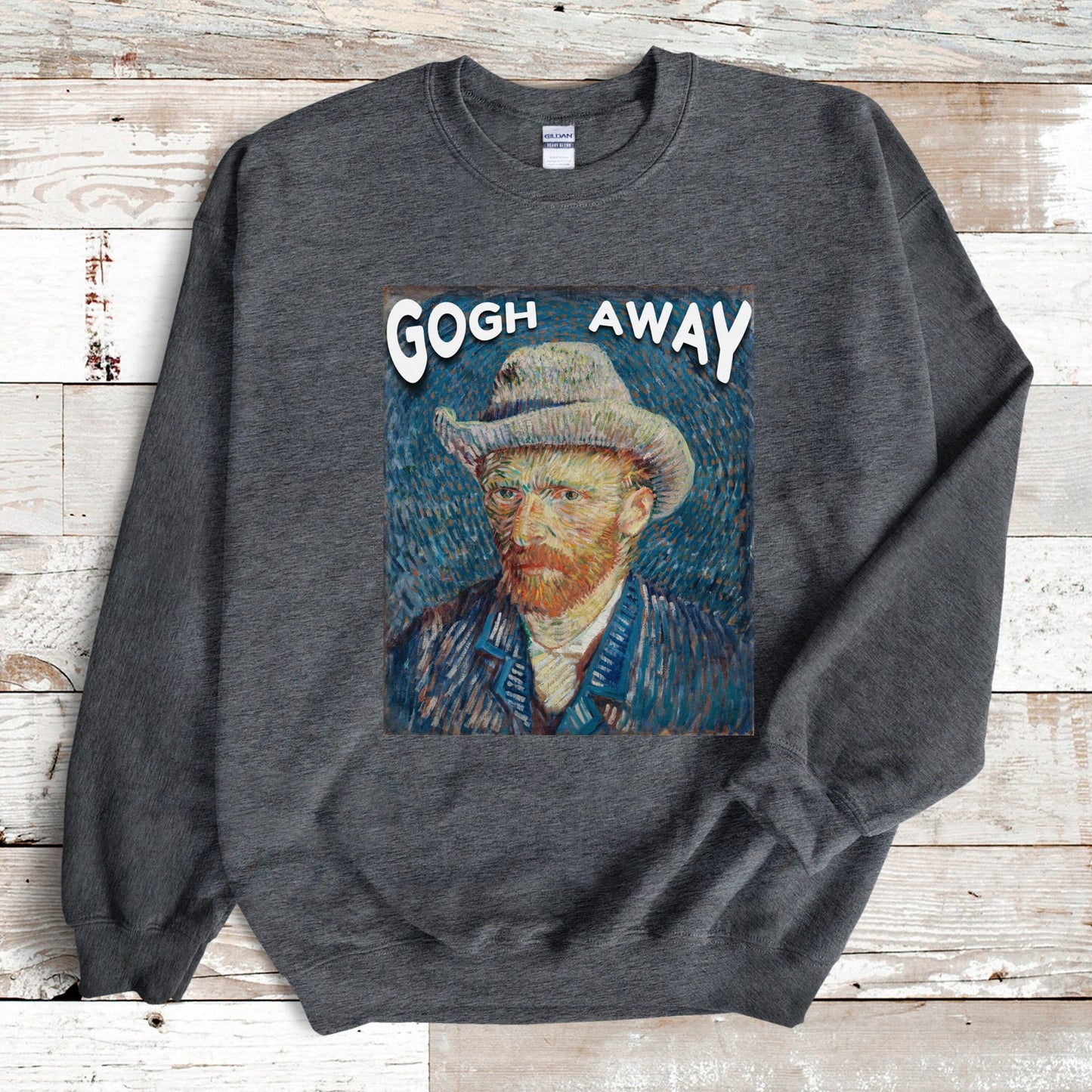 Van Gogh Sweatshirt Van Gogh Shirt Vincent Van Gogh Shirt Funny Artist Gift Gogh For It Art Teacher Sweatshirt Funny Introvert Shirt Art Tee